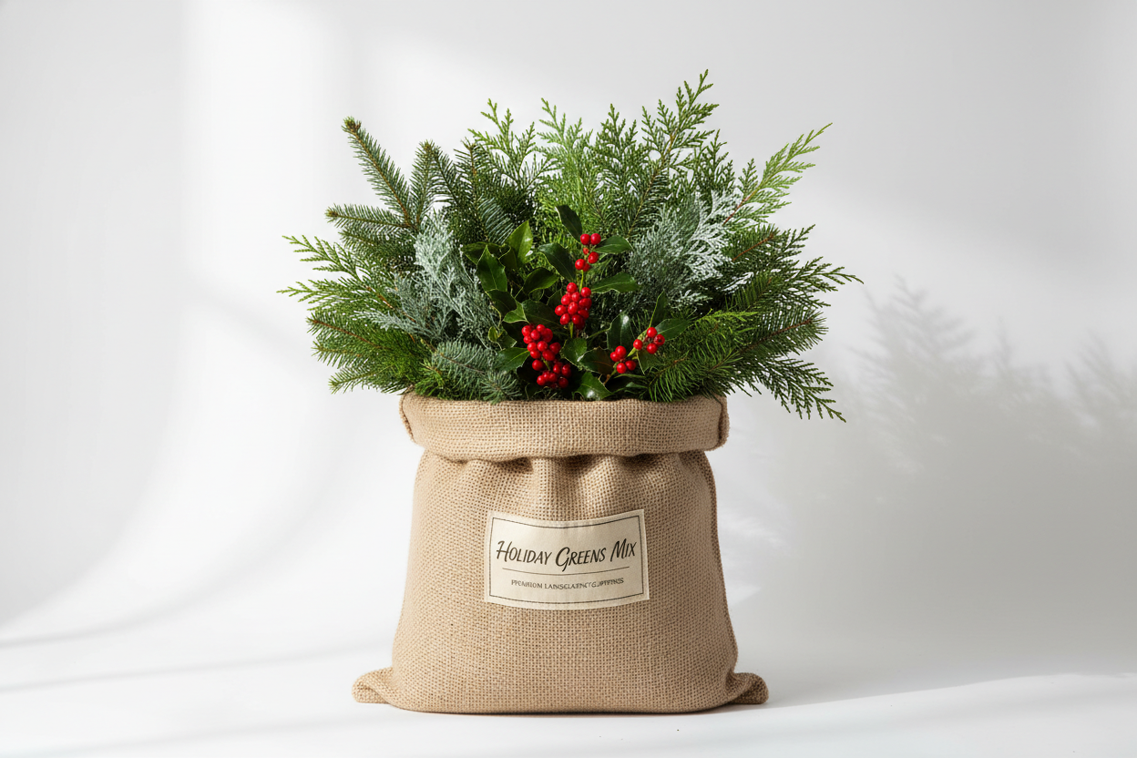 bag of mixed holiday clippings