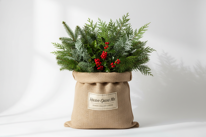 bag of mixed holiday clippings